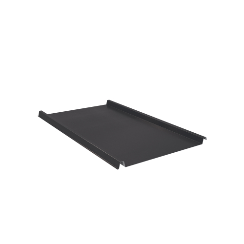 Trapezblech W-33/500 ohne Tiefsickenprägung | Stahl 0,50 mm | 35 µm Mattpolyester | 23 Dunkelgrau #1