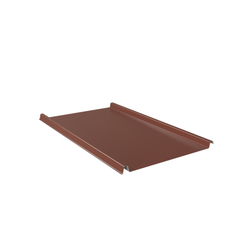 Trapezblech W-33/500 ohne Tiefsickenprägung Stahl 0,50 mm | 60 µm Puramid | RAL 8012 Rotbraun Trapezblech W-33/500 ohne Tiefsickenprägung | Stahl 0,50 mm | 60 µm Puramid | RAL 8012 Rotbraun #1