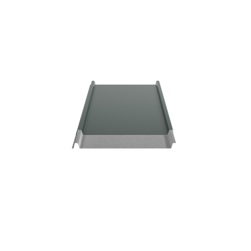 Trapezblech W-33/500 ohne Tiefsickenprägung | Aluminium 0,70 mm | 25 µm Polyester | RAL 6005 Moosgrün | Anti-Tropf 110 #2