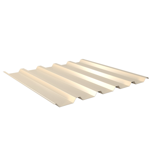 Trapezblech W-35/1035 | Dachprofil | Stahl 0,50 mm | 25 µm Polyester | RAL 1015 Hellelfenbein #1