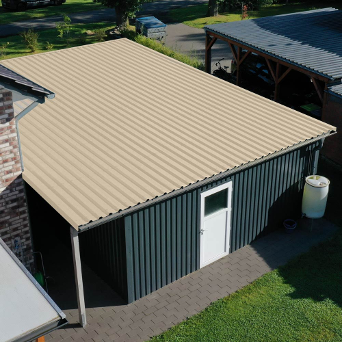 Trapezblech W-35/1035 | Dachprofil Stahl 0,50 mm | 25 µm Polyester | RAL 1015 Hellelfenbein | Anti-Tropf 110 Trapezblech W-35/1035 | Dachprofil | Stahl 0,50 mm | 25 µm Polyester | RAL 1015 Hellelfenbein | Anti-Tropf 110 #3