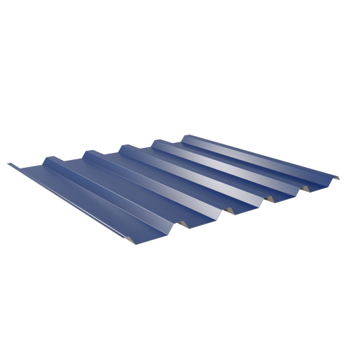 Trapezblech W-35/1035 | Dachprofil | Stahl 0,50 mm | 25 µm Polyester | RAL 5010 Enzianblau #1