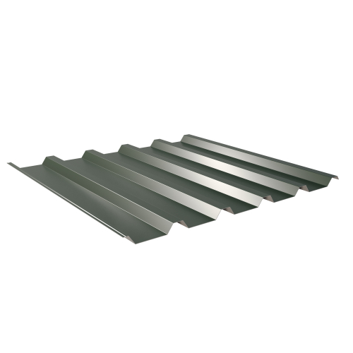 Trapezblech W-35/1035 | Dachprofil | Stahl 0,50 mm | 25 µm Polyester | RAL 6020 Chromoxidgrün #1