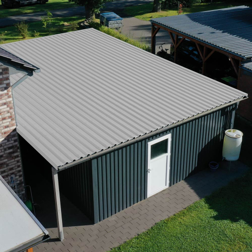 Trapezblech W-35/1035 | Dachprofil Stahl 0,50 mm | 25 µm Polyester | RAL 7035 Lichtgrau | Anti-Tropf 70 Trapezblech W-35/1035 | Dachprofil | Stahl 0,50 mm | 25 µm Polyester | RAL 7035 Lichtgrau | Anti-Tropf 70 #3