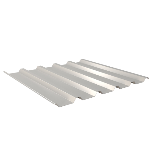 Trapezblech W-35/1035 | Dachprofil | Stahl 0,50 mm | 25 µm Polyester | RAL 7035 Lichtgrau #1