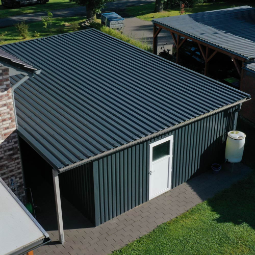 Trapezblech W-35/1035 | Dachprofil Stahl 0,50 mm | 25 µm Polyester | RAL 7016 Anthrazitgrau | Anti-Tropf 200 Trapezblech W-35/1035 | Dachprofil | Stahl 0,50 mm | 25 µm Polyester | RAL 7016 Anthrazitgrau | Anti-Tropf 200 #3