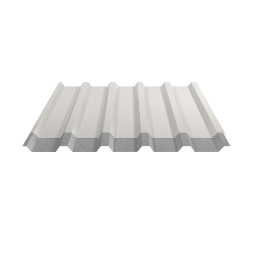 Trapezblech W-35/1035 | Dachprofil | Stahl 0,50 mm | 25 µm Polyester | RAL 9010 Reinweiß | Anti-Tropf 70 #2