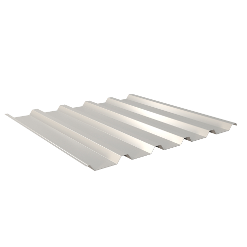 Trapezblech W-35/1035 | Dachprofil | Stahl 0,50 mm | 25 µm Polyester | RAL 9002 Grauweiß #1