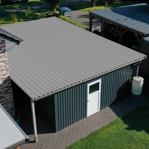 Trapezblech W-35/1035 | Dachprofil | Stahl 0,50 mm | 25 µm Polyester | RAL 9007 Graualuminium | Anti-Tropf 200 #3