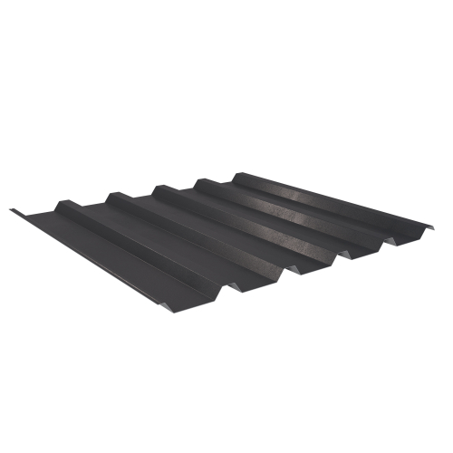 Trapezblech W-35/1035 | Dachprofil | Stahl 0,50 mm | 35 µm Mattpolyester | 23 Dunkelgrau #1
