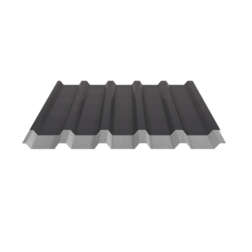 Trapezblech W-35/1035 | Dachprofil | Stahl 0,50 mm | 35 µm Mattpolyester | 23 Dunkelgrau | Anti-Tropf 110 #2