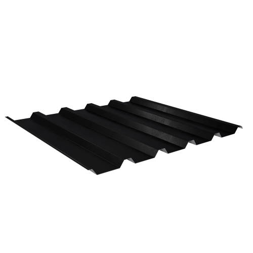 Trapezblech W-35/1035 | Dachprofil | Stahl 0,50 mm | 35 µm Mattpolyester | 33 Schwarz #1