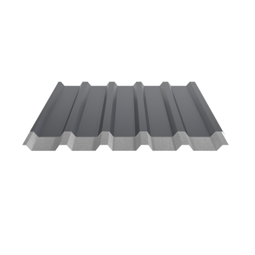 Trapezblech W-35/1035 | Dachprofil | Stahl 0,50 mm | 60 µm Puramid | RAL 7016 Anthrazitgrau | Anti-Tropf 110 #2