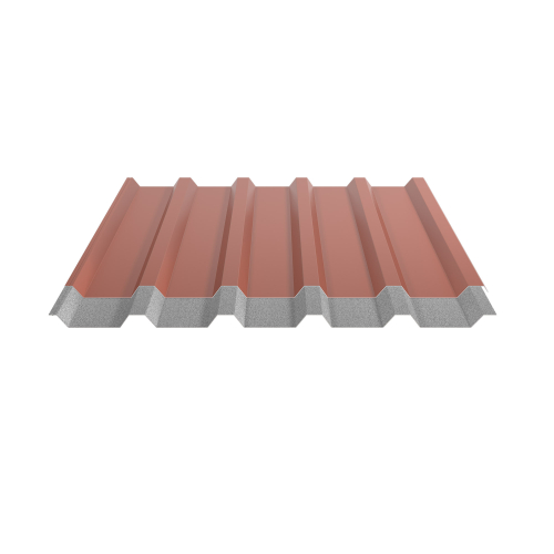 Trapezblech W-35/1035 | Dachprofil | Stahl 0,50 mm | 60 µm Puramid | RAL 8004 Kupferbraun | Anti-Tropf 70 #2