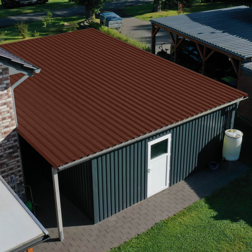 Trapezblech W-35/1035 | Dachprofil Stahl 0,50 mm | 80 µm Shimoco | RAL 8004 Kupferbraun | Anti-Tropf 70 Trapezblech W-35/1035 | Dachprofil | Stahl 0,50 mm | 80 µm Shimoco | RAL 8004 Kupferbraun | Anti-Tropf 70 #3