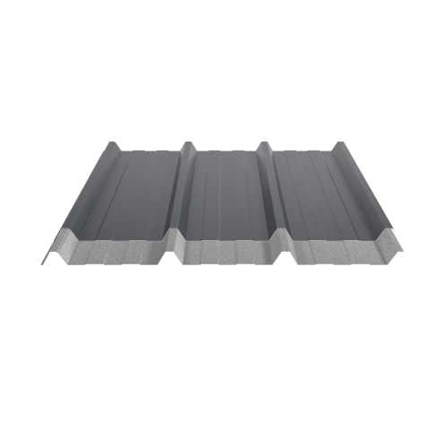 Trapezblech W-45/1000 | Dachprofil | Stahl 0,75 mm | 60 µm Puramid | RAL 7016 Anthrazitgrau | Anti-Tropf 70 #2