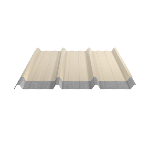 Trapezblech W-45/1000 | Stahl 0,50 mm | 25 µm Polyester | RAL 1015 Hellelfenbein | Anti-Tropf 110 #2