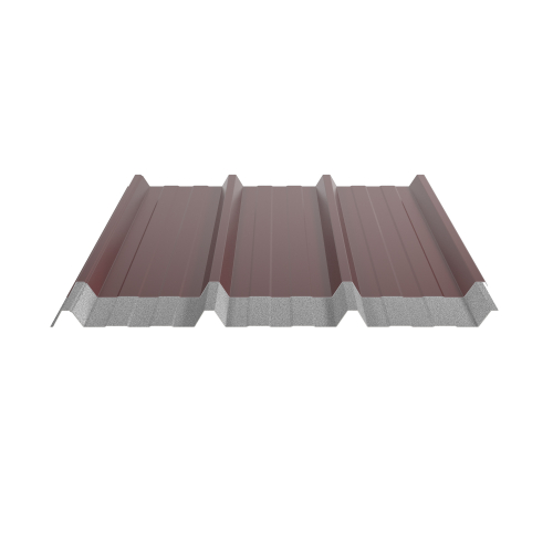Trapezblech W-45/1000 | Stahl 0,50 mm | 25 µm Polyester | RAL 3005 Weinrot | Anti-Tropf 110 #2