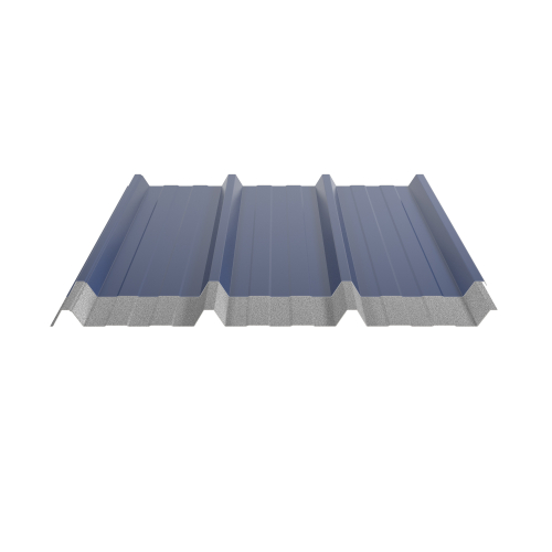 Trapezblech W-45/1000 | Stahl 0,50 mm | 25 µm Polyester | RAL 5010 Enzianblau | Anti-Tropf 70 #2