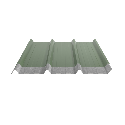 Trapezblech W-45/1000 | Stahl 0,50 mm | 25 µm Polyester | RAL 6011 Resedagrün | Anti-Tropf 110 #2