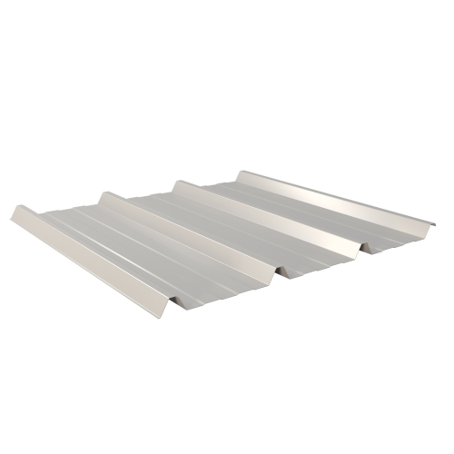 Trapezblech W-45/1000 | Stahl 0,50 mm | 25 µm Polyester | RAL 7035 Lichtgrau | Anti-Tropf 110 #1