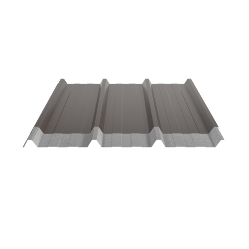 Trapezblech W-45/1000 | Stahl 0,50 mm | 25 µm Polyester | RAL 8014 Sepiabraun | Anti-Tropf 70 #2