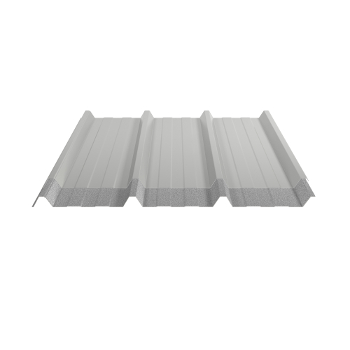 Trapezblech W-45/1000 | Stahl 0,50 mm | 25 µm Polyester | RAL 9006 Weißaluminium | Anti-Tropf 70 #2