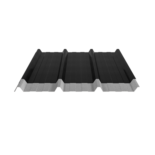 Trapezblech W-45/1000 | Stahl 0,50 mm | 35 µm Mattpolyester | 33 Schwarz | Anti-Tropf 70 #2
