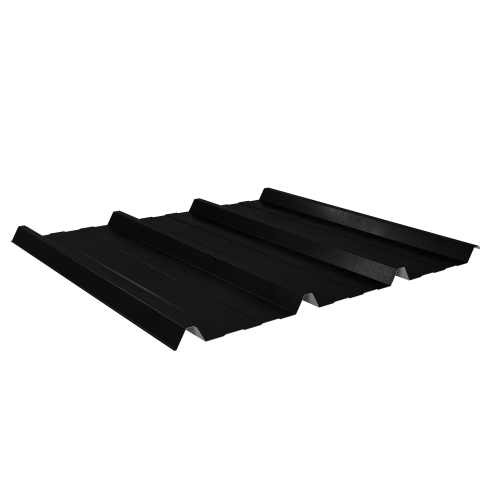 Trapezblech W-45/1000 | Stahl 0,50 mm | 35 µm Mattpolyester | 33 Schwarz #1