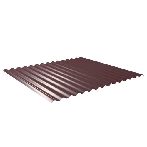 Wellblech W-1/1064 | Dachprofil Stahl 0,50 mm | 25 µm Polyester | RAL 3005 Weinrot | Anti-Tropf 70 Wellblech W-1/1064 | Dachprofil | Stahl 0,50 mm | 25 µm Polyester | RAL 3005 Weinrot | Anti-Tropf 70 #1