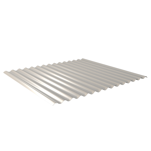 Wellblech W-1/1064 | Dachprofil Stahl 0,50 mm | 25 µm Polyester | RAL 7035 Lichtgrau | Anti-Tropf 70 Wellblech W-1/1064 | Dachprofil | Stahl 0,50 mm | 25 µm Polyester | RAL 7035 Lichtgrau | Anti-Tropf 70 #1