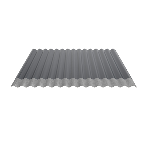 Wellblech W-1/1064 | Dachprofil | Stahl 0,50 mm | 25 µm Polyester | RAL 7016 Anthrazitgrau | Anti-Tropf 70 #2