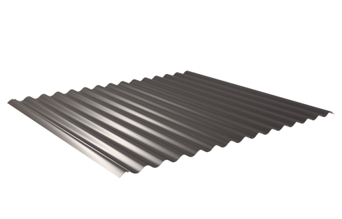 Wellblech W-1/1064 | Dachprofil | Stahl 0,75 mm | 25 µm Polyester | RAL 8017 Schokoladenbraun | Anti-Tropf 110 #1