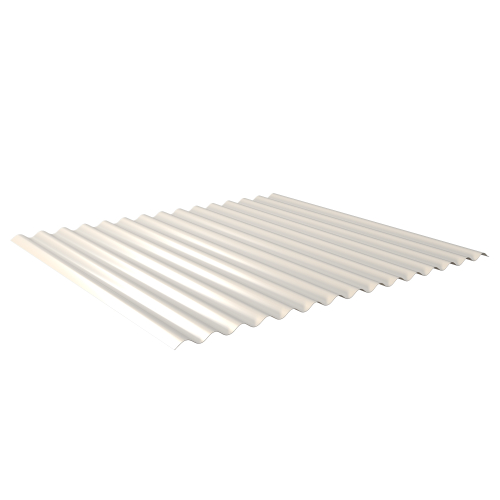 Wellblech W-1/1064 | Wandprofil | Stahl 0,63 mm | 25 µm Polyester | RAL 9010 Reinweiß #1