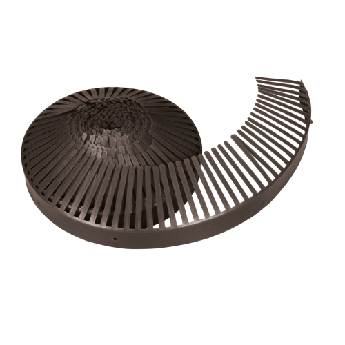 Traufenlüftungskamm Rolle 5 m | Höhe 55 mm | Farbe 32 - Dunkelbraun Traufenlüftungskamm | Rolle 5 m | Höhe 55 mm | Farbe 32 - Dunkelbraun #1