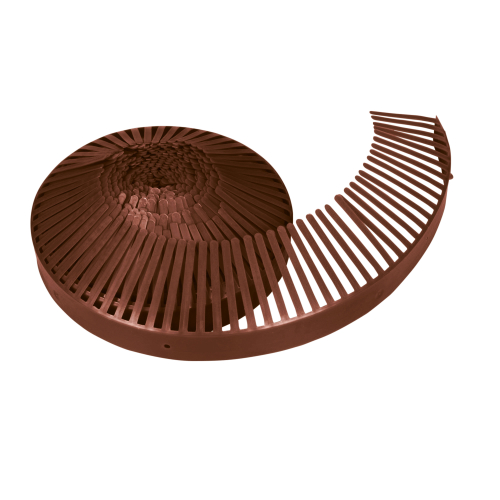 Traufenlüftungskamm Rolle 5 m | Höhe 55 mm | Farbe 75 - Ziegelrot Traufenlüftungskamm | Rolle 5 m | Höhe 55 mm | Farbe 75 - Ziegelrot #1