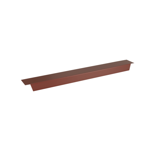 Zahnblech Für W-33 | Groß-Ungelocht | RAL 8012 Rotbraun Zahnblech