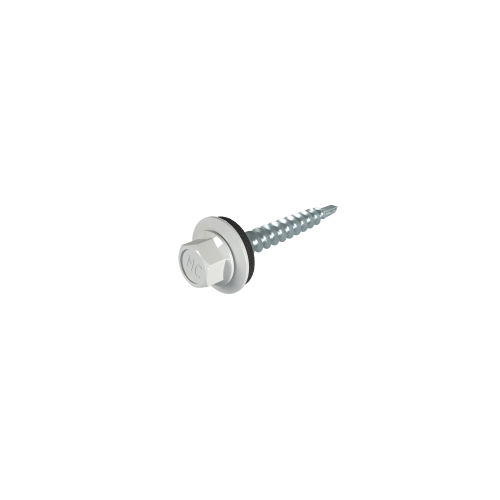 SKH-Schrauben 4,8 x 35 mm | 100 Stück | RAL 9006 Weißaluminium SKH-Schrauben