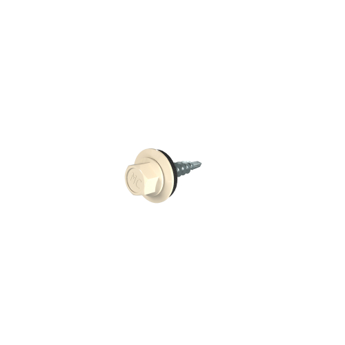 SKÜ-Schrauben | 4,8 x 20 mm | 100 Stück | RAL 1015 Hellelfenbein #1
