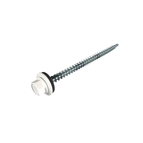 SW8-Schrauben 4,8 x 80 mm | 100 Stück | RAL 9010 Reinweiß SW8-Schrauben