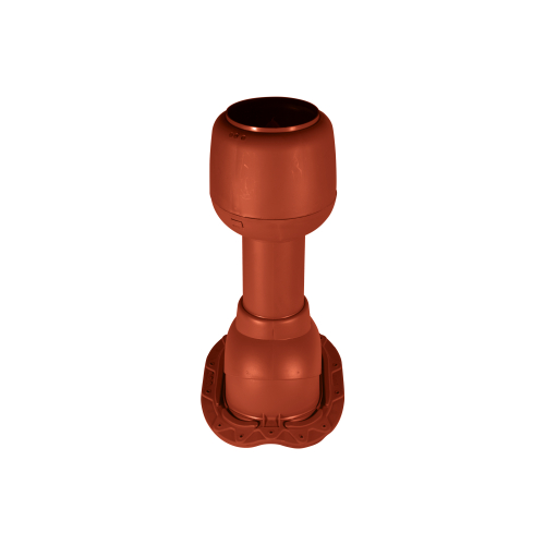 Dunstrohr mit Grundplatte aus Kunststoff Für Typ 2/1060 | Farbe 29 - Rot Dunstrohr mit Grundplatte aus Kunststoff