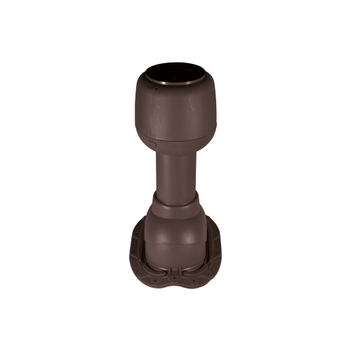 Dunstrohr mit Grundplatte aus Kunststoff Für Typ 2/1060 | Farbe 32 - Dunkelbraun Dunstrohr mit Grundplatte aus Kunststoff