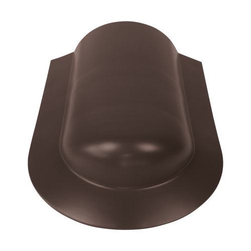 Walmendstück aus Kunststoff Passend für Firstbleche MUO | Farbe 32 Dunkelbraun Walmendstück aus Kunststoff