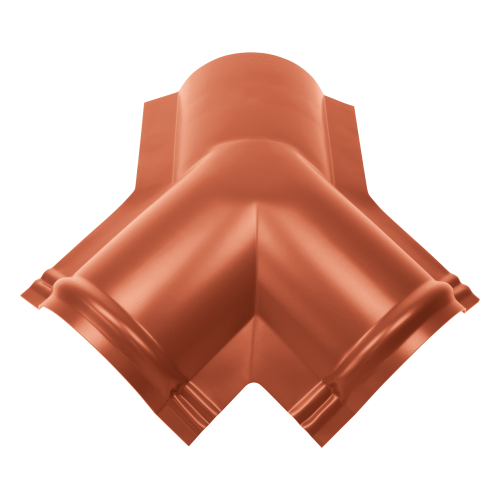 Y-Stück 30 - 45° | Farbe 75 - Ziegelrot Y-Stück