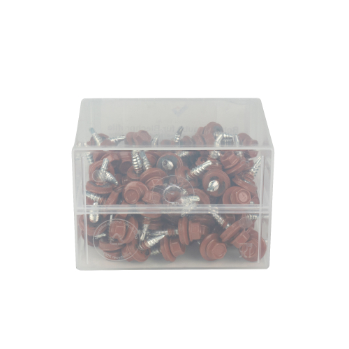 SKÜ-Schrauben | Kunststoff-Box 4,8 x 20 mm | 100 Stück | RAL 8004 Kupferbraun SKÜ-Schrauben | Kunststoff-Box | 4,8 x 20 mm | 100 Stück | RAL 8004 Kupferbraun #3