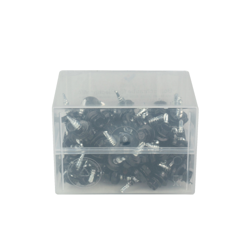 SKÜ-Schrauben | Kunststoff-Box | 4,8 x 20 mm | 100 Stück | RAL 9005 Tiefschwarz #3