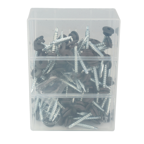 TTAP Schrauben | Kunststoff-Box 4,8 x 35 mm | 100 Stück | 23 Dunkelgrau (Ähnlich RAL 7024 Graphitgrau) TTAP Schrauben | Kunststoff-Box | 4,8 x 35 mm | 100 Stück | 23 Dunkelgrau (Ähnlich RAL 7024 Graphitgrau) #3