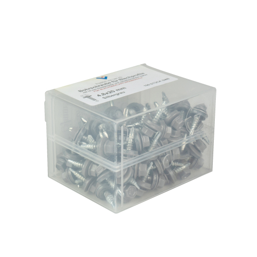 SKÜ-Schrauben | Kunststoff-Box | 4,8 x 20 mm | 100 Stück | RAL 9007 Graualuminium #2