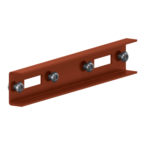 Sicherheitsschienen Erweiterungsset Ziegelrot | inkl. Befestigungsmaterial | max. Gewicht: 120 kg Sicherheitsschienen Erweiterungsset