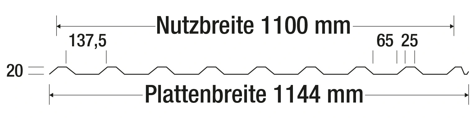 Querschnitt_VLF-20-1100LR_Industrie-Lichtplatte-PVC_3514W20LR200